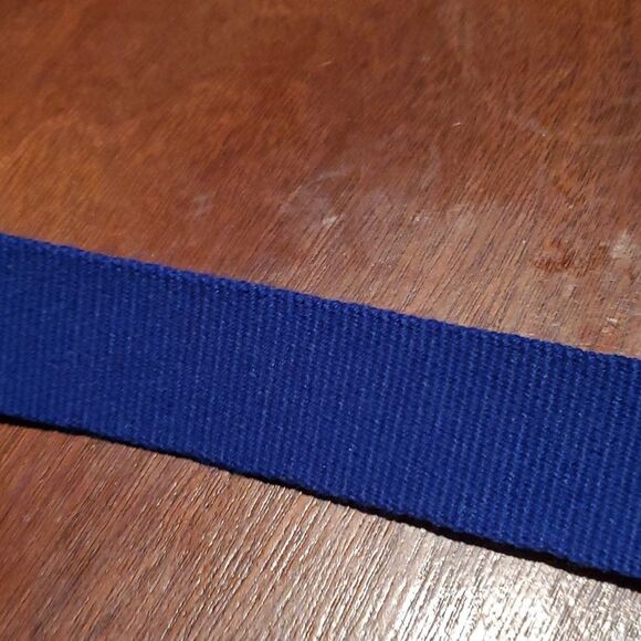 Torino European Ribbed Surcingle Blue Belt 44 - Picture 9 of 9